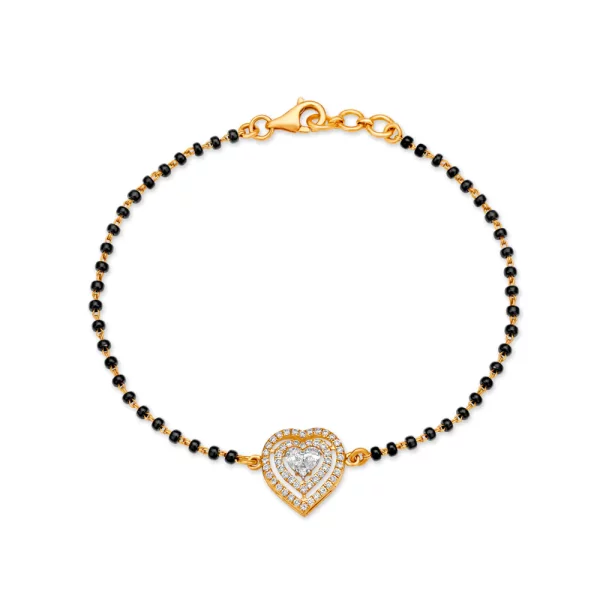 Romantic Diamond Mangalsutra Bracelet