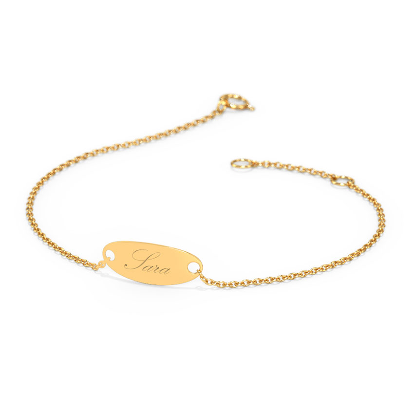 Buy Malabar Gold and Diamonds 22 kt Gold Bracelet for Kids Online At Best  Price  Tata CLiQ