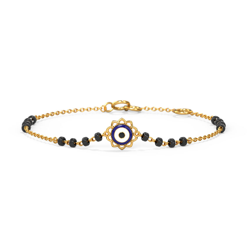 Evil eye deals real gold bracelet